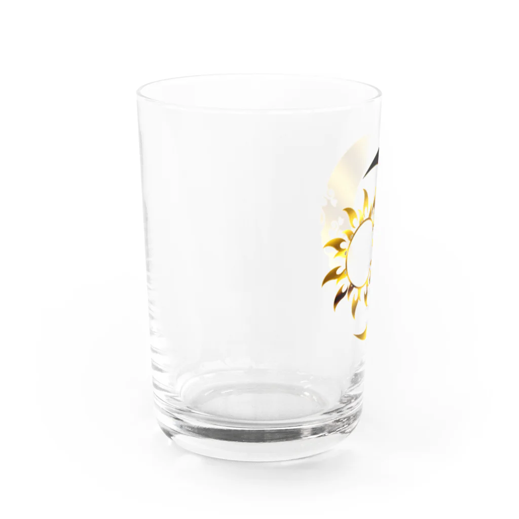 Senseの太陽と月（Gold） Water Glass :left