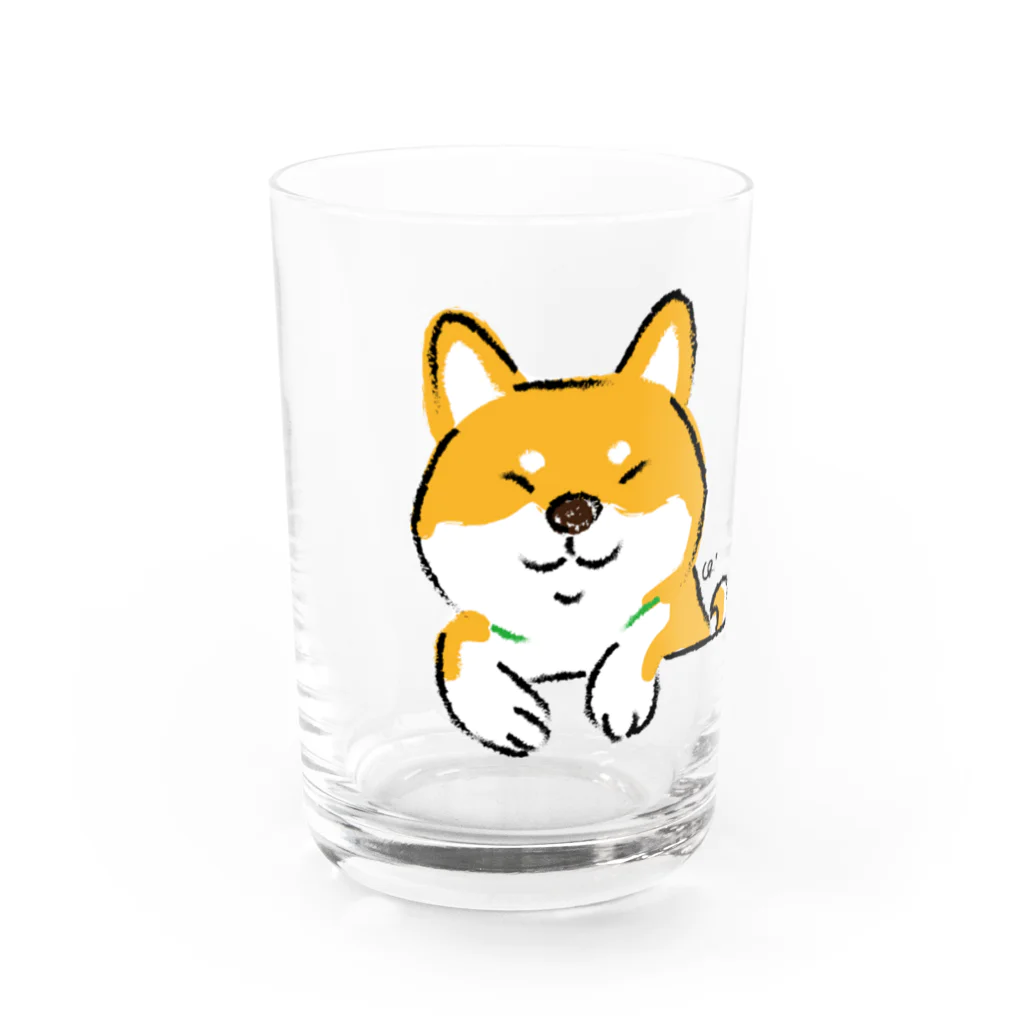 chizuruの柴犬かわいい。 Water Glass :left