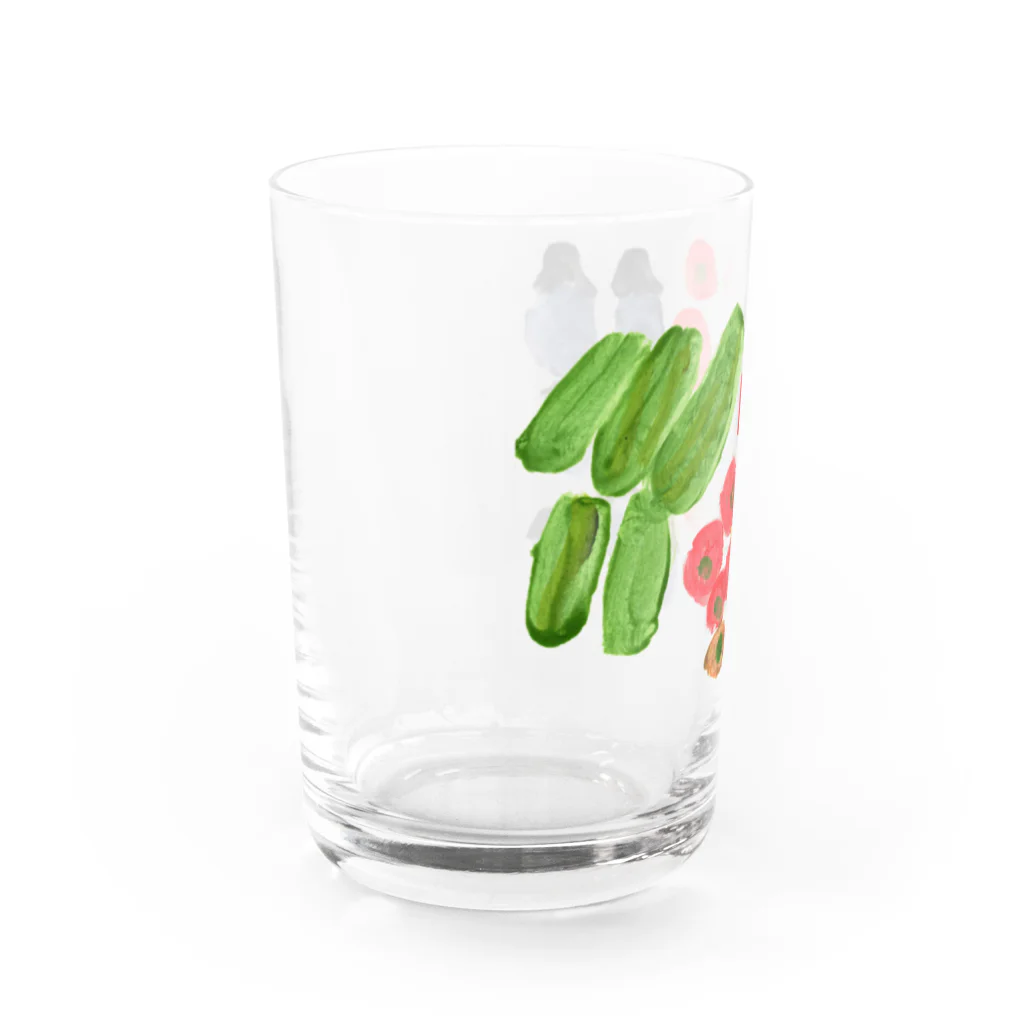 中林ういの夏野菜 Water Glass :left