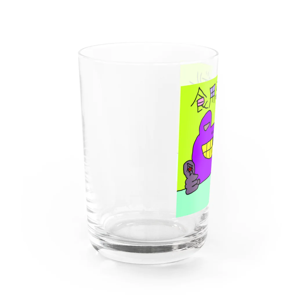 食用アマガエル【動画配信/毎週＊火曜/金曜＊18時】の食用悪ガエルグッズ Water Glass :left