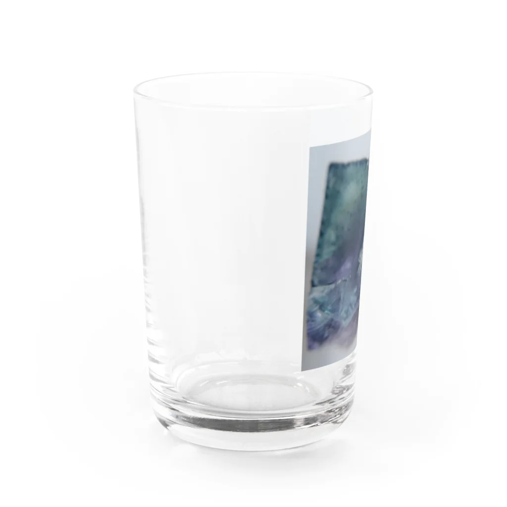 muguroの宝石シリーズ 鉱物 フローライト Water Glass :left