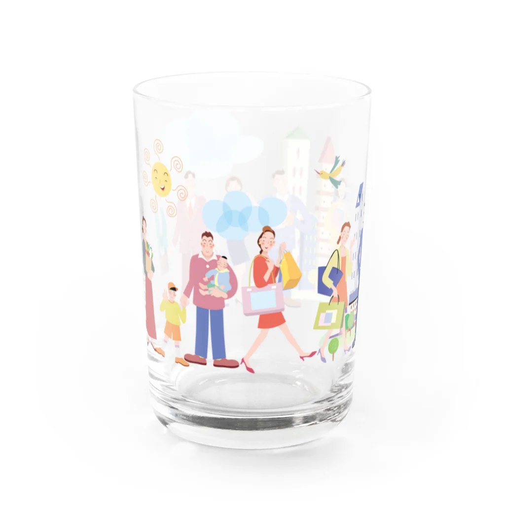 GORIPPAのGORIPPA ごきげんな人々 Water Glass :left