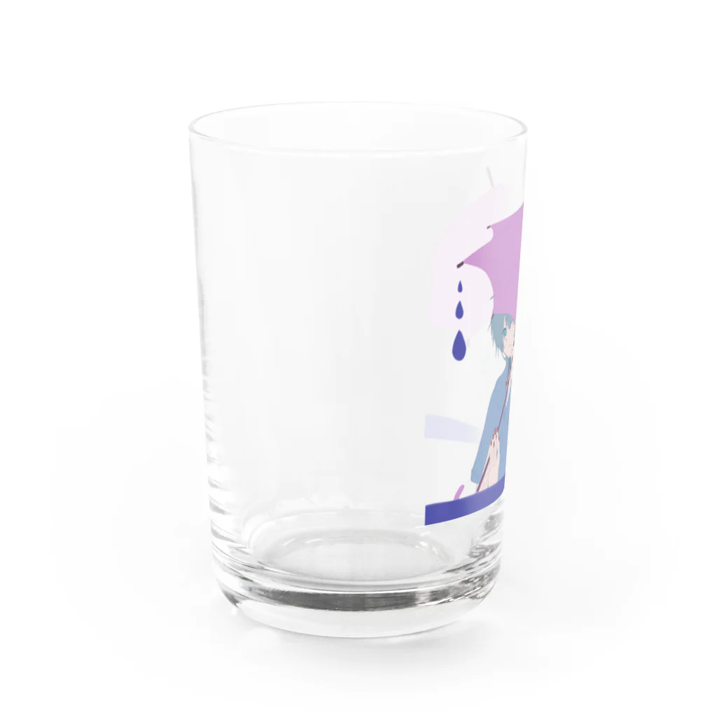 幽のカルテのなみだのうみくん Water Glass :left