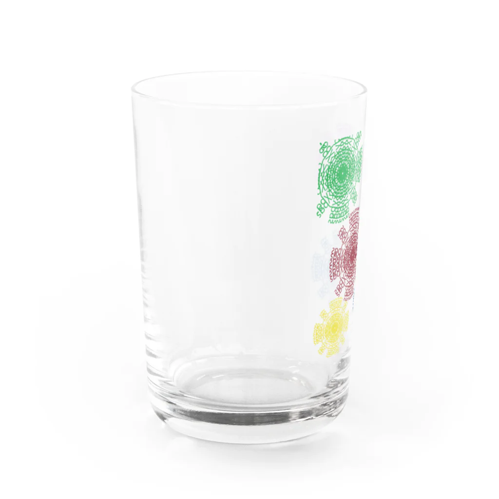 Contemporary　ArtのMysterious'Art Water Glass :left