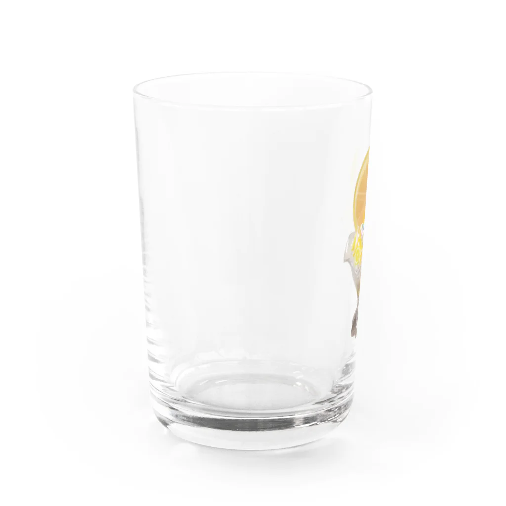 なごむーちゃんねるのシトラスパフェ Water Glass :left