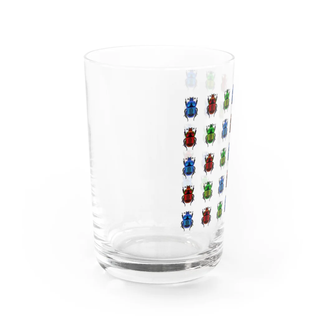 さちこの生物雑貨のオオセンチコガネ Water Glass :left