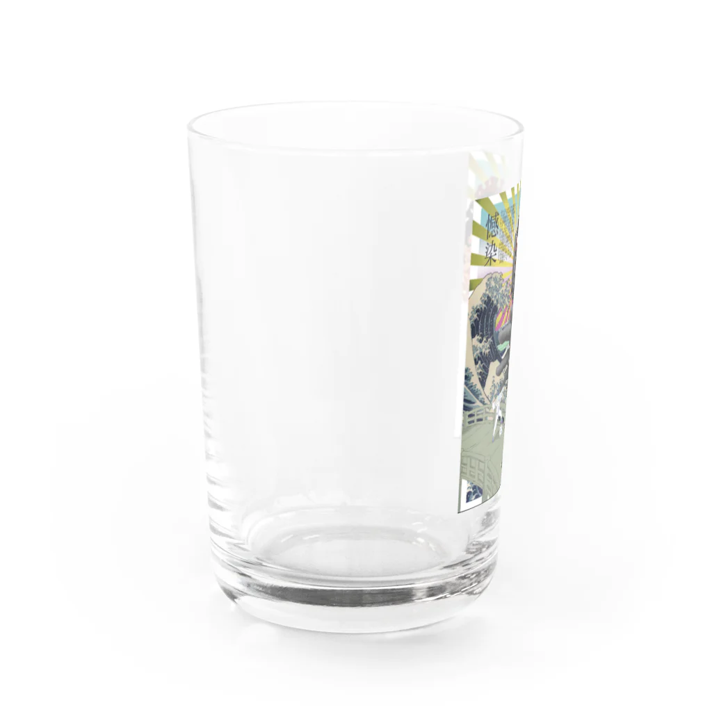 踝ピアスの憾染 Water Glass :left