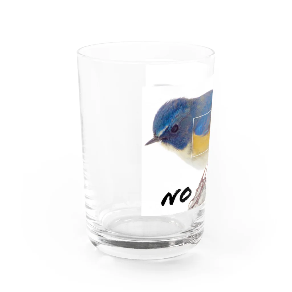 strike-eagleのるりびー NO WAR ウクライナ　🇺🇦 Water Glass :left
