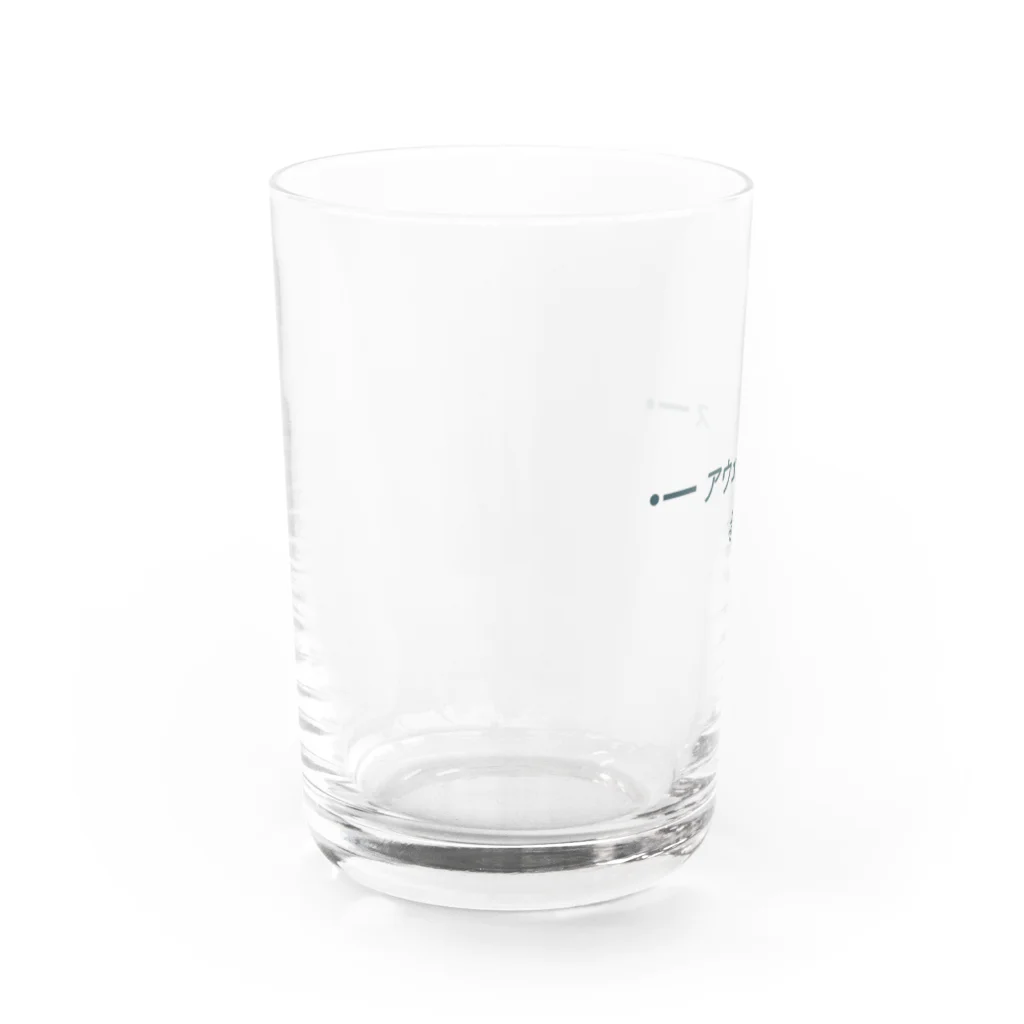 アウェアネスのアウェアネスオリジナルグッズ Water Glass :left
