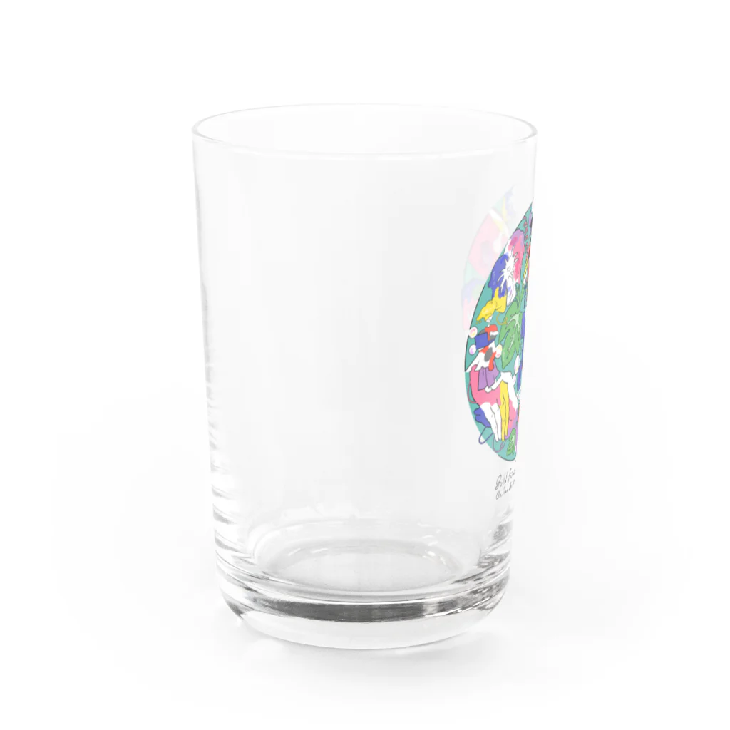 金魚たちの夏祭り👘🎋🎇の金魚たちの夏祭り 2022カラーモデル Water Glass :left