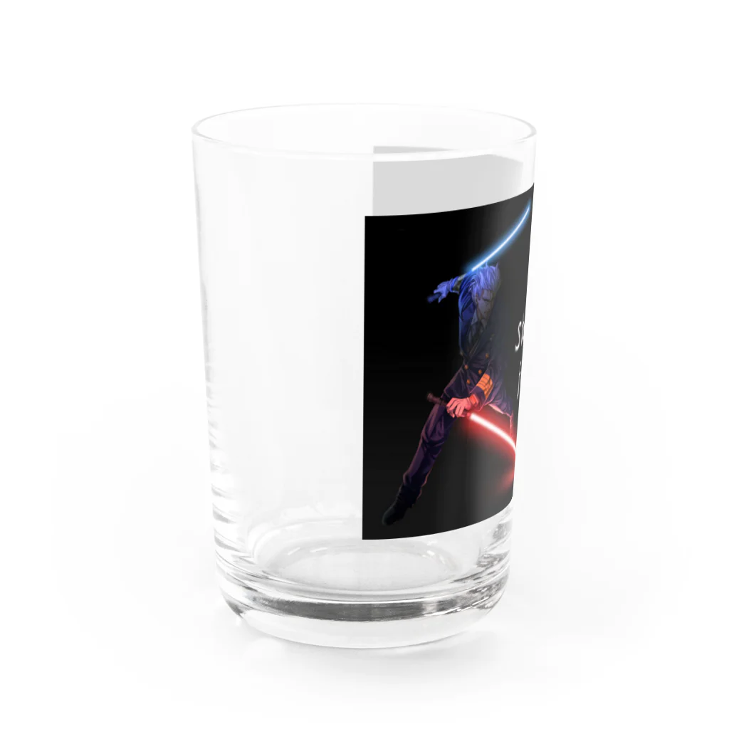 空ぶらちゃんねる公式ストアのセイバーRyu　全集中シリーズ（英語版） Water Glass :left