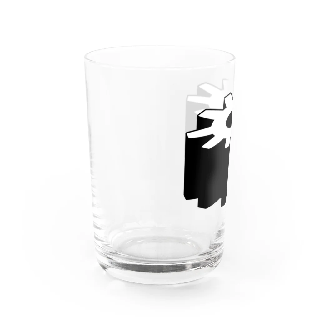 モルTの歯車　シンプルデザイン Water Glass :left