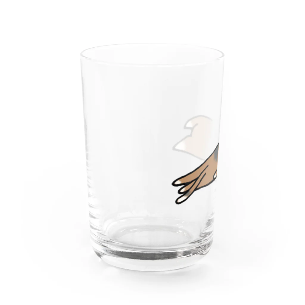 みーちやのぐったりらいぞう Water Glass :left