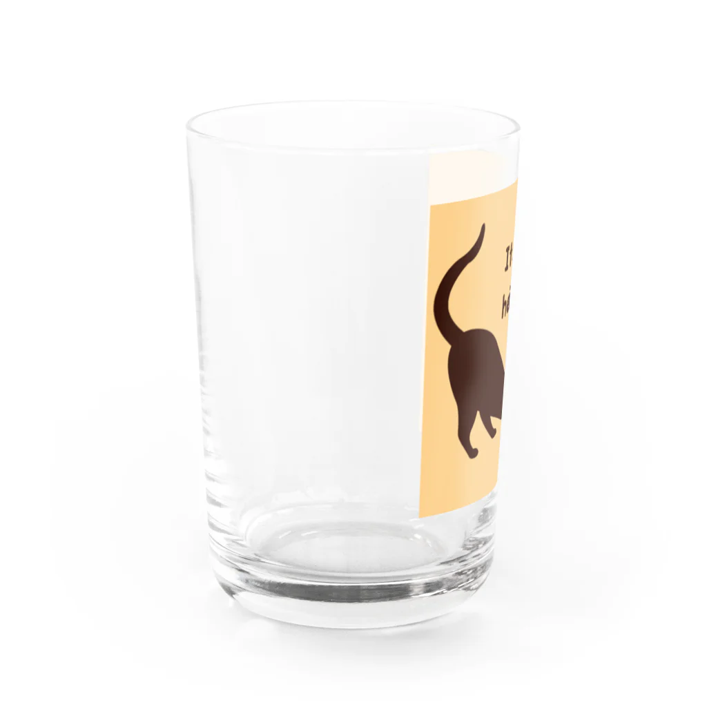 薈.collectionの背伸び猫🐱シリーズ Water Glass :left