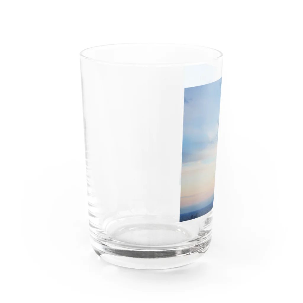 泥棒猫の店のもうすぐ帰る時間 Water Glass :left