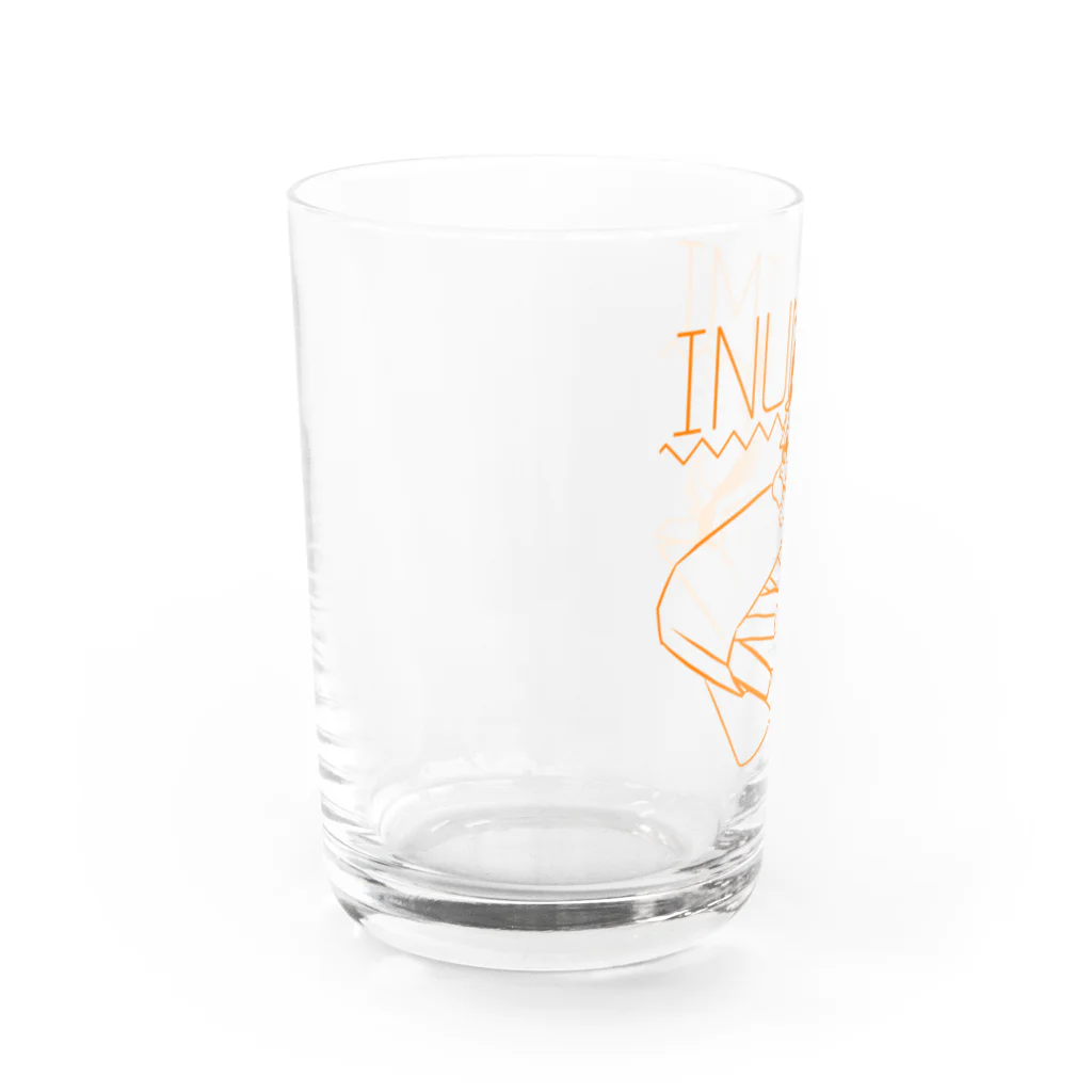 天麩羅御結びの犬耳とポテト Water Glass :left