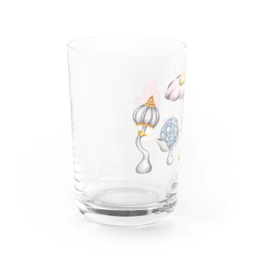 おさだかずなの奇妙な名前のきのこ Water Glass :left