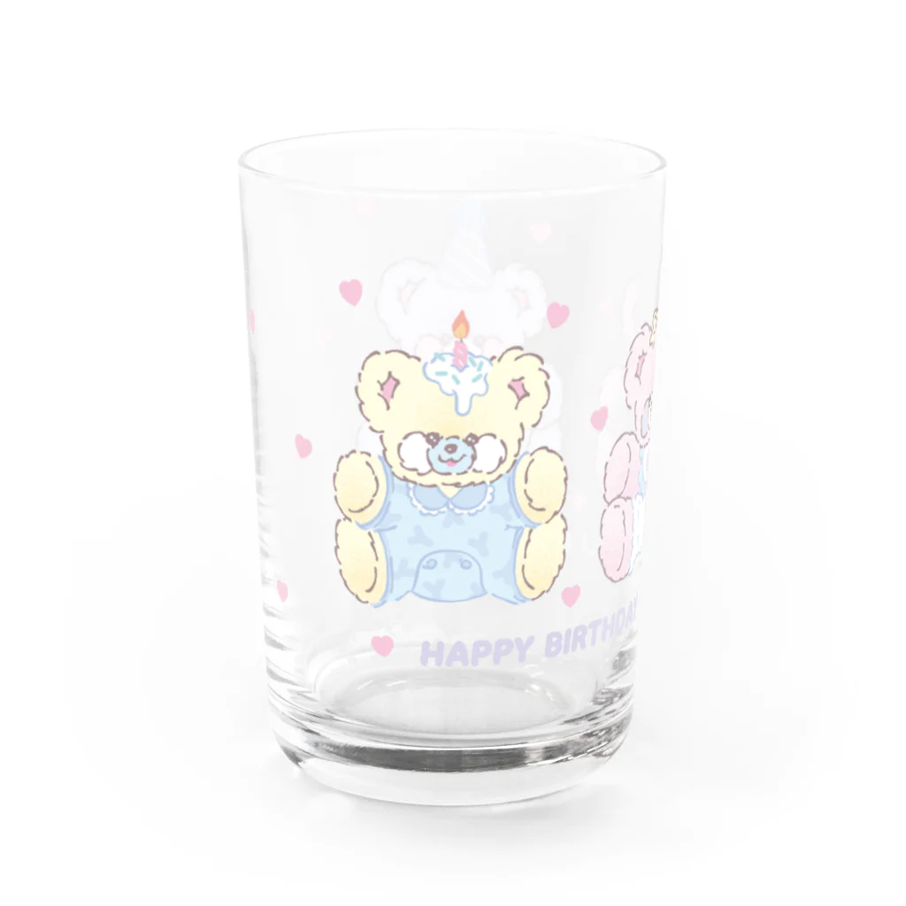 B.A.B.YのPUFF・PUFF・PARTY! / BEAR SISTERS 柄（グラス用） Water Glass :left