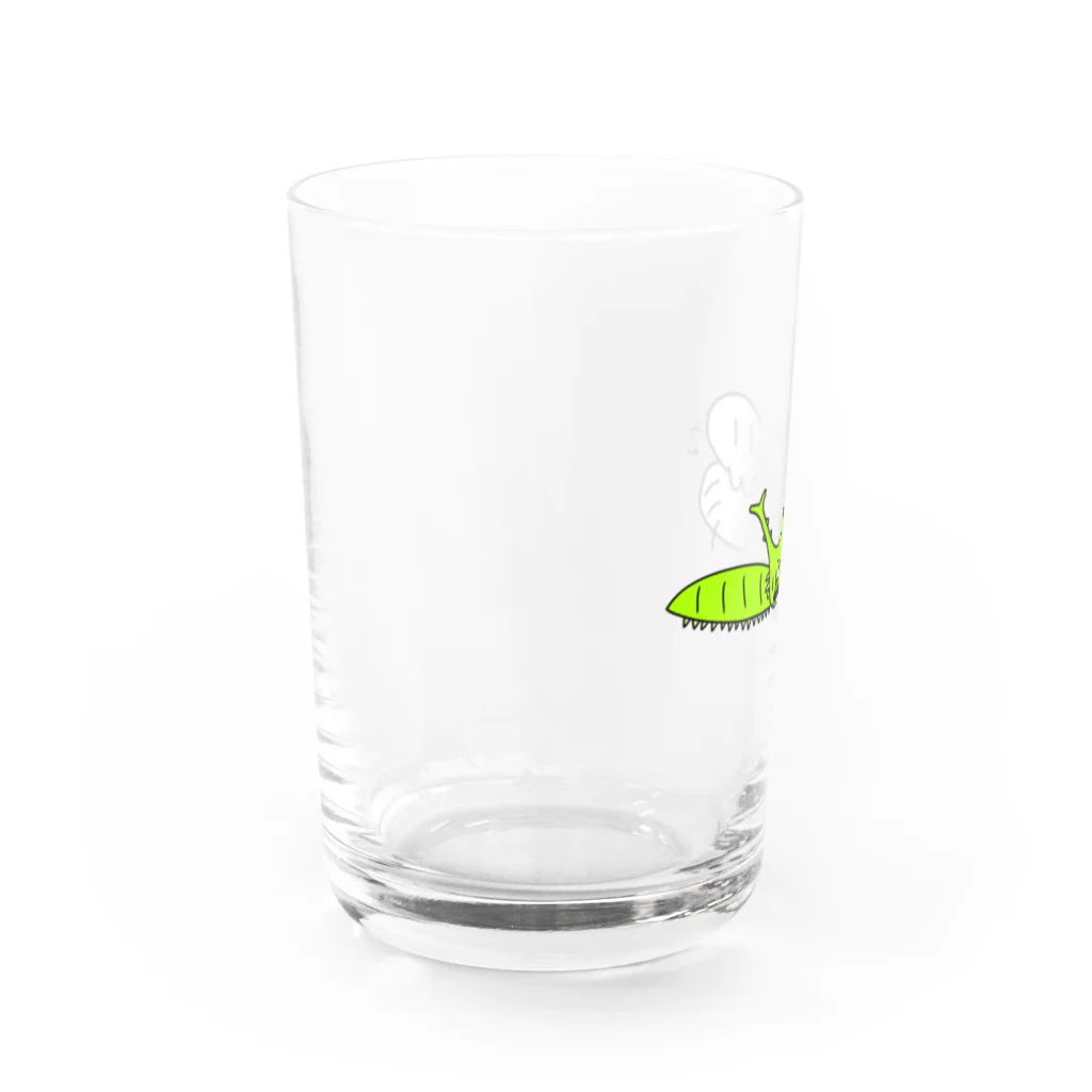 ヤンブレショップのヤングブレッツのタランチュラとオオムラサキ Water Glass :left