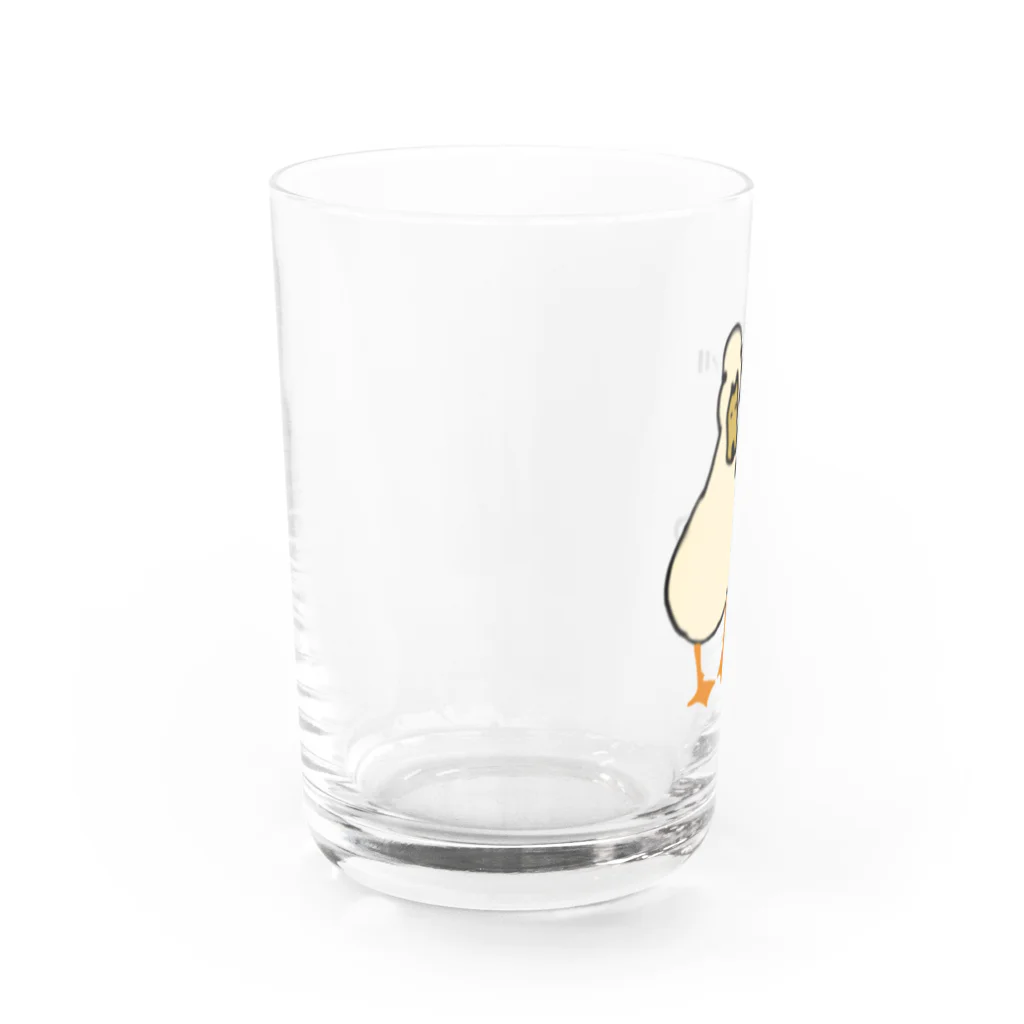 ぐわぐわ三兄弟のアヒルのぐわぐわクリームアヒル Water Glass :left