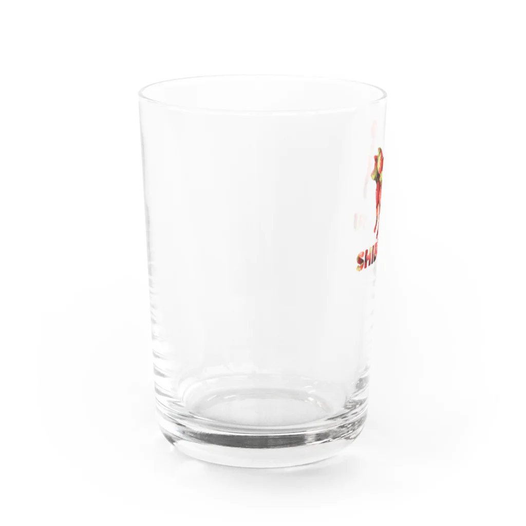 onehappinessのいちご　柴犬 Water Glass :left