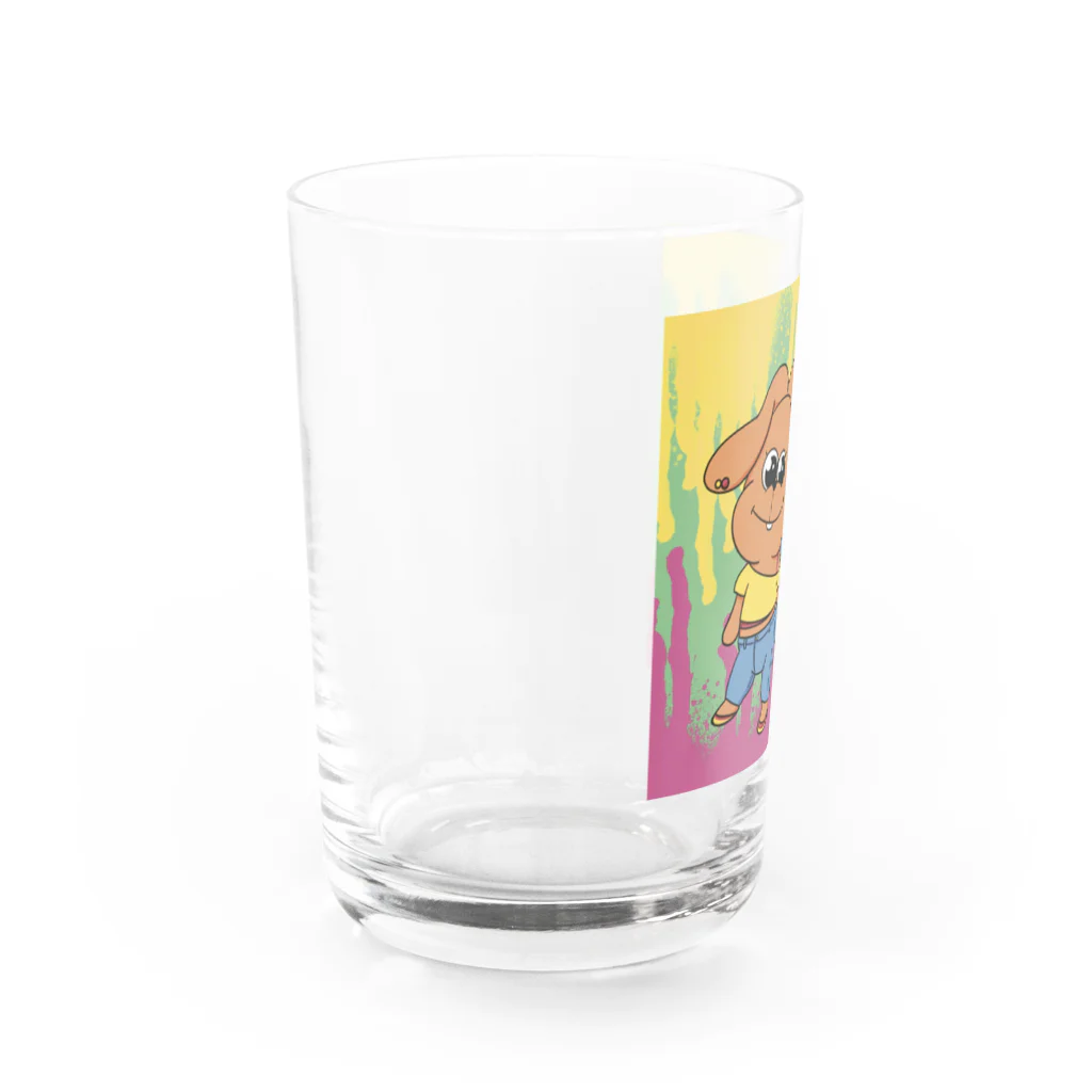 Su_chan's shopのうさぎさんですよ,,,決めポーズ‼️ Water Glass :left