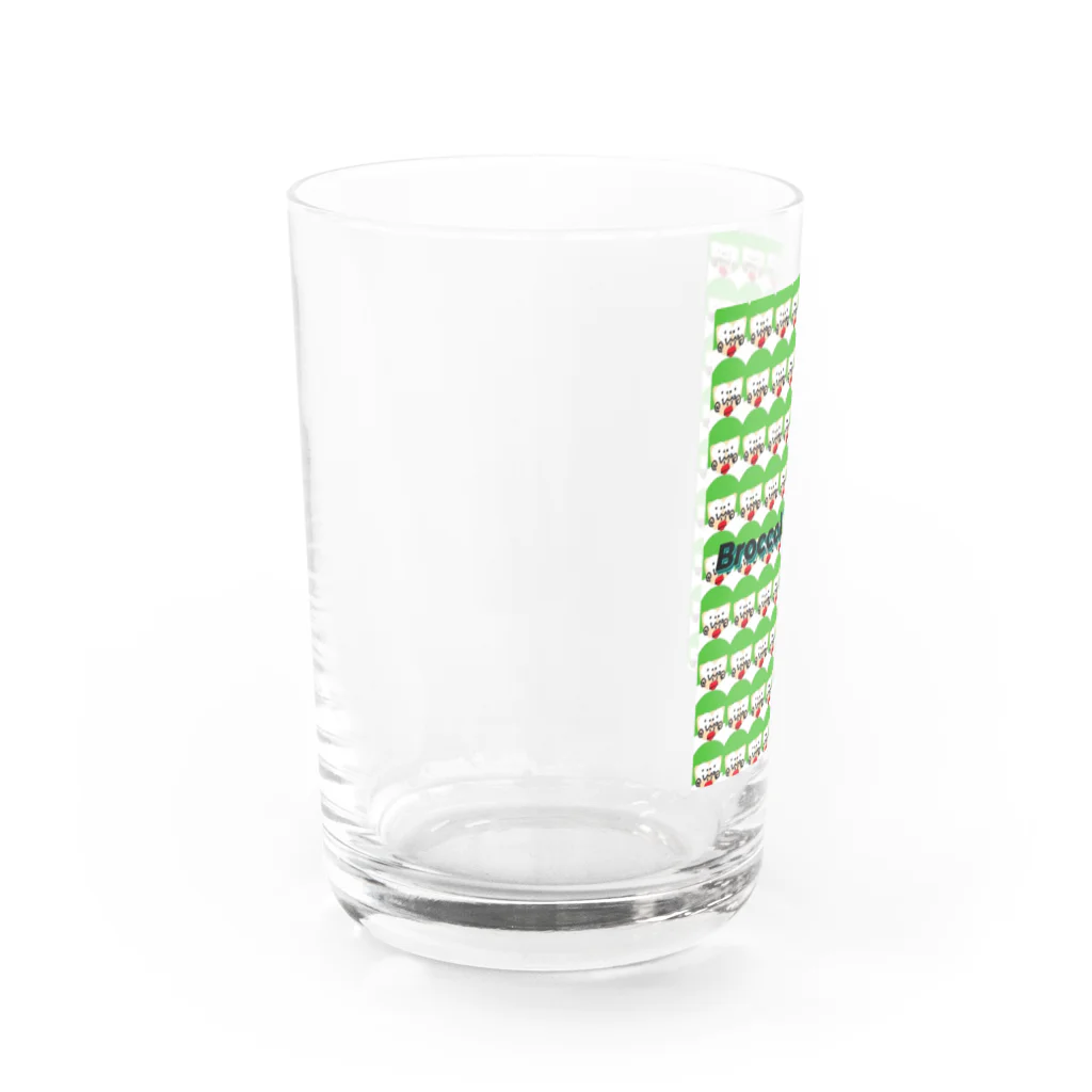 ブロッコリーまちこのブロッコリーまちこのコップ Water Glass :left