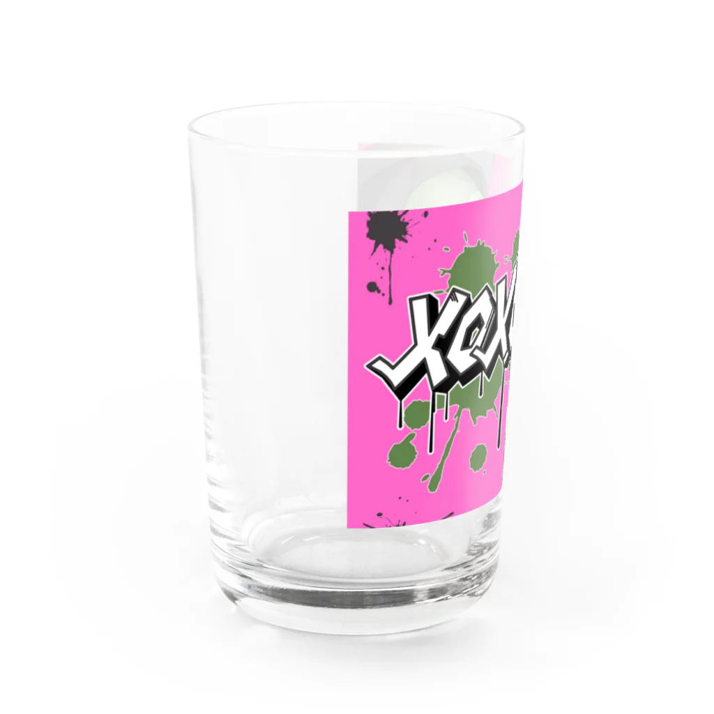 BuddhismのXOXOシリーズ【Hannya】Ver.PINK Water Glass :left