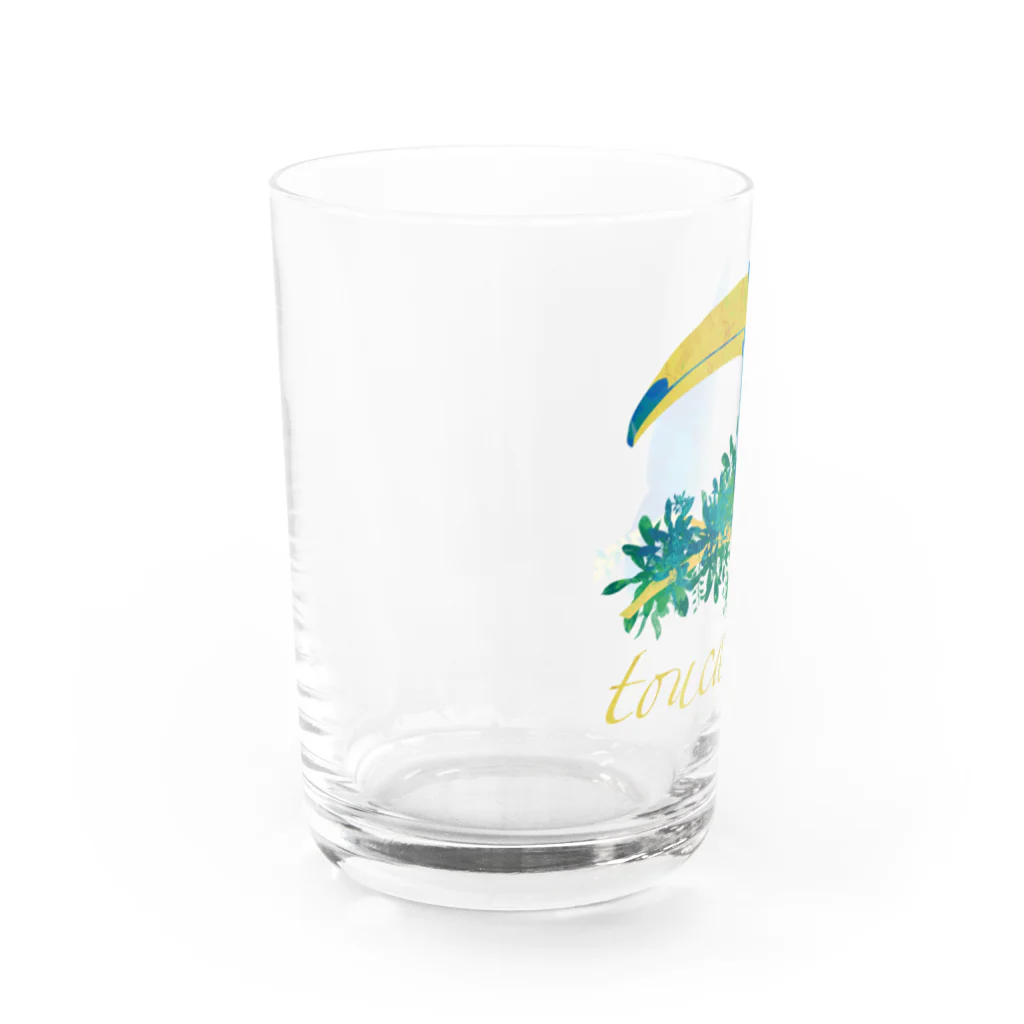 ゆきねこのに店のオオハシさん Water Glass :left