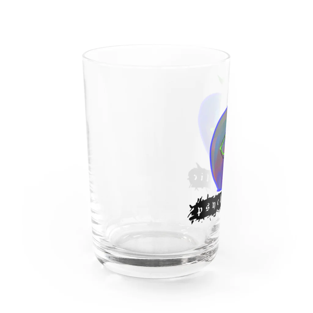 ナマステハンバーグのサイケデリックアップル(Psychedelic apple) Water Glass :left