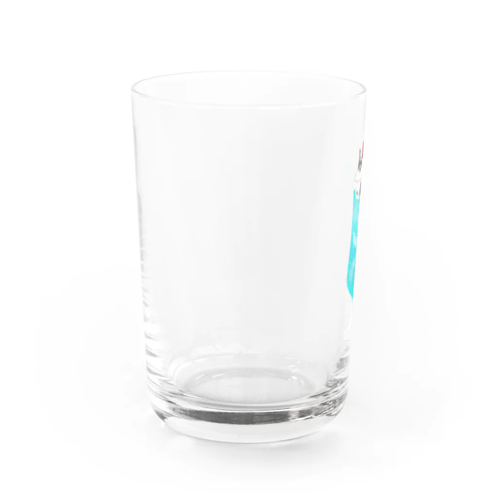 Letiのししまるエイプソーダ Water Glass :left