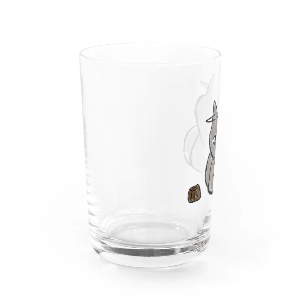 ニャンコ一族のカヌレ Water Glass :left