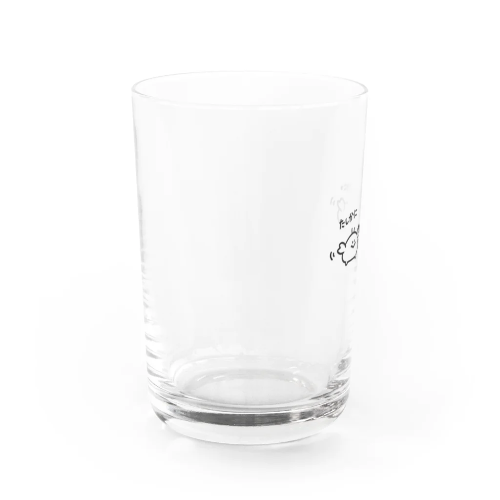 こめつぶ店のかにっ Water Glass :left