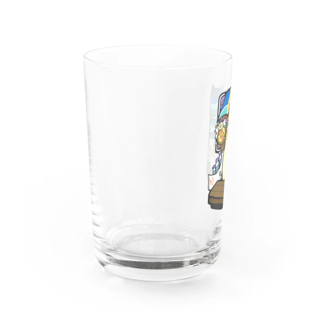 ムクのオカメインコの銭湯 Water Glass :left