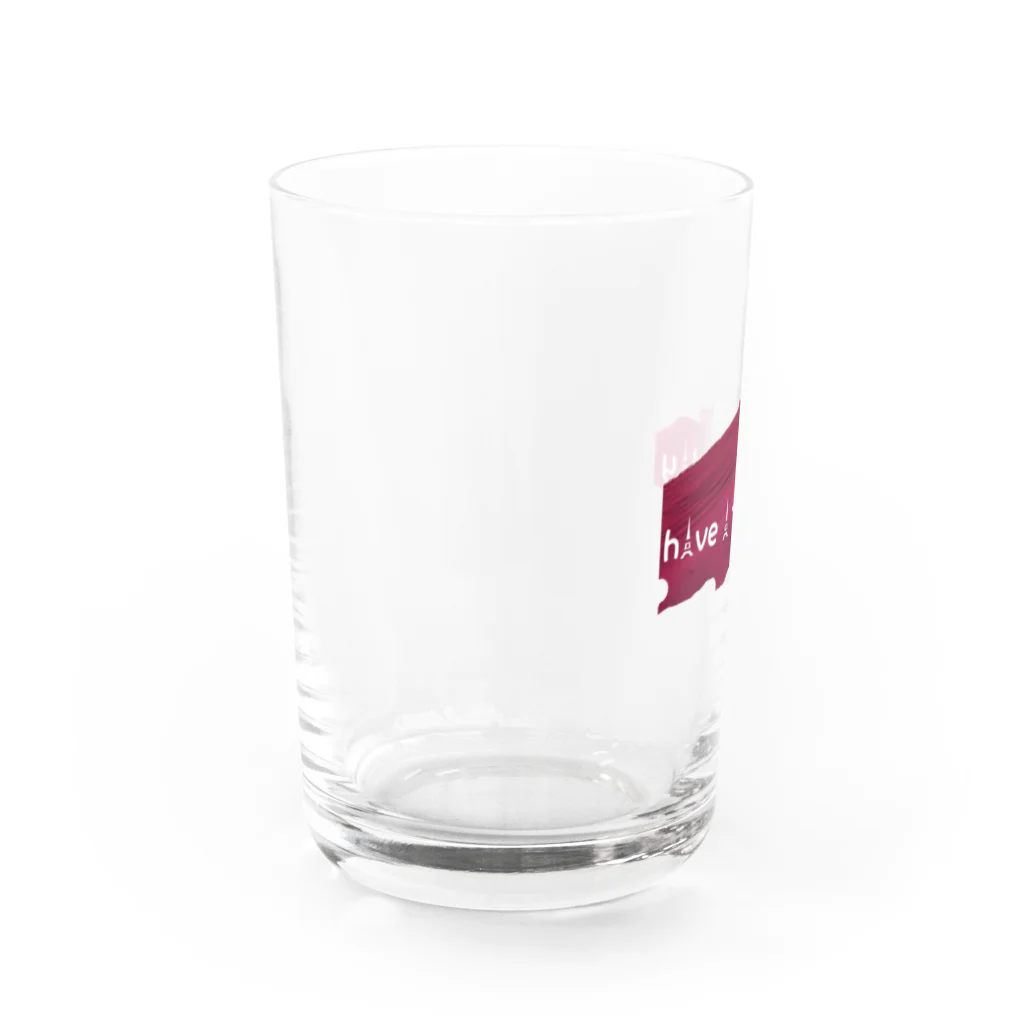 cocoyumi8のhave a nice day Water Glass :left