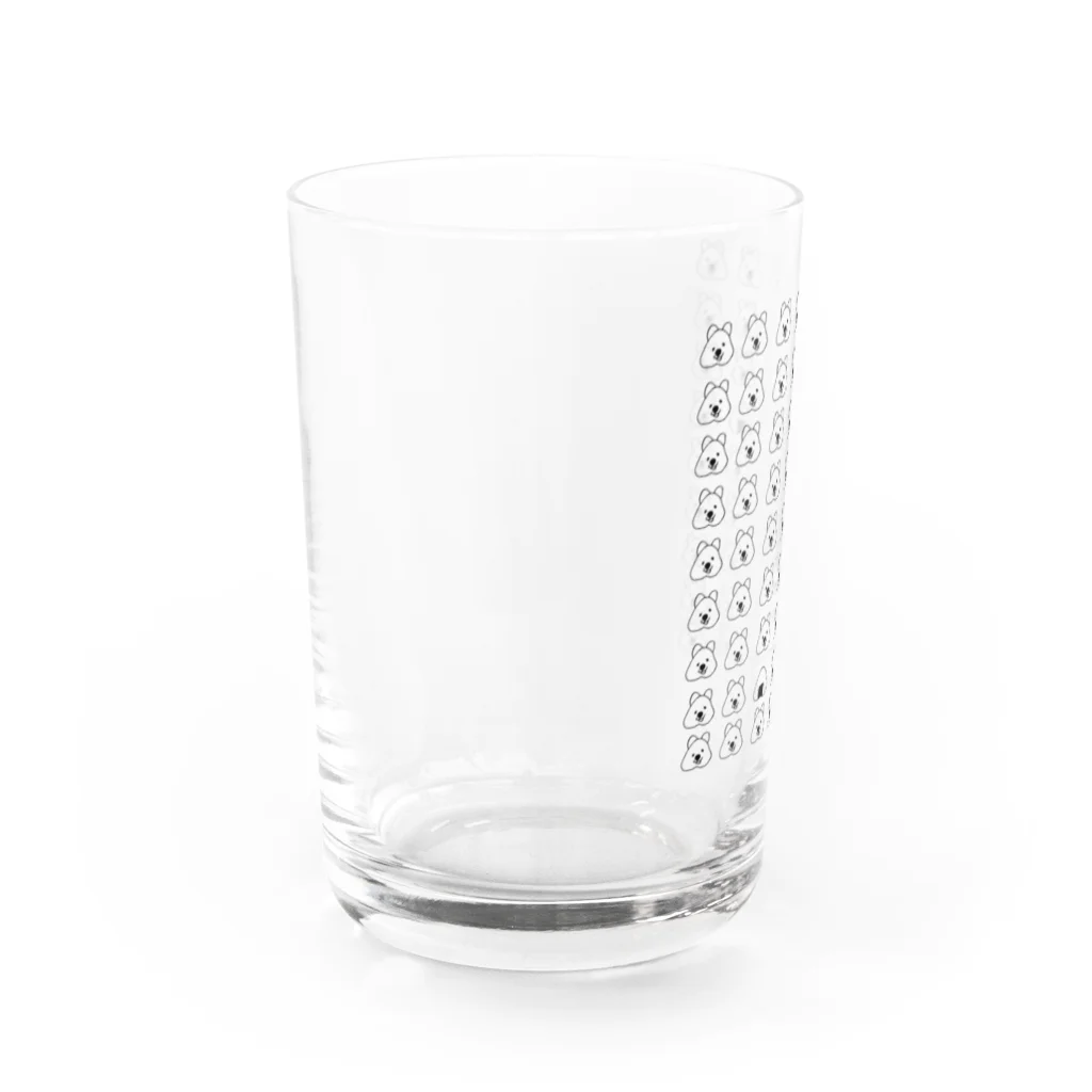 わらびやのクオッカワラビーとおにぎり Water Glass :left