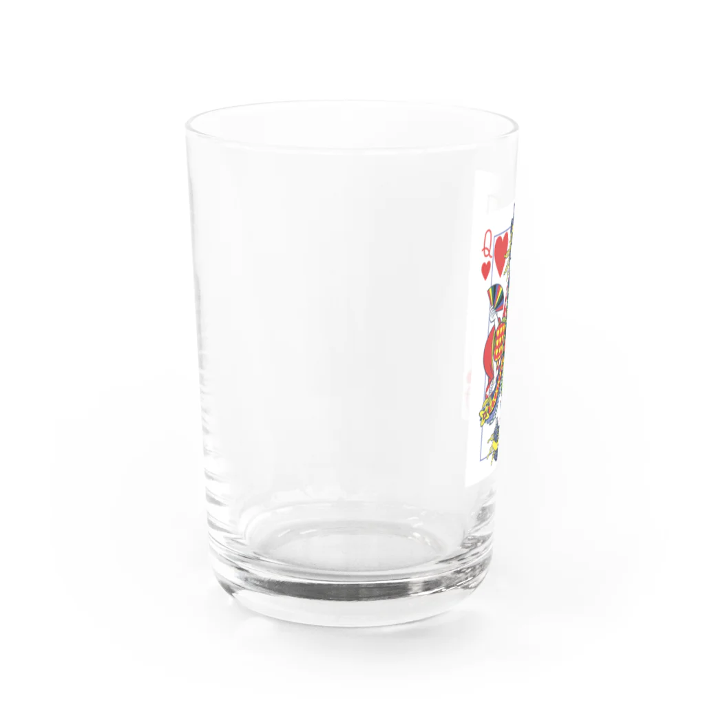 浮世絵はんの浮世絵トランプ/クイーン Water Glass :left