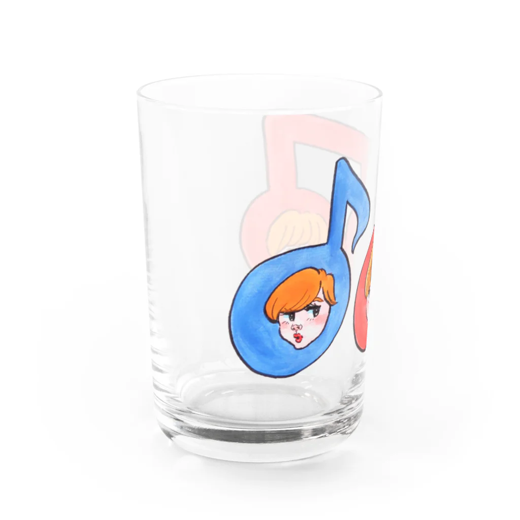 ソーメンズのおんぷちゃん Water Glass :left