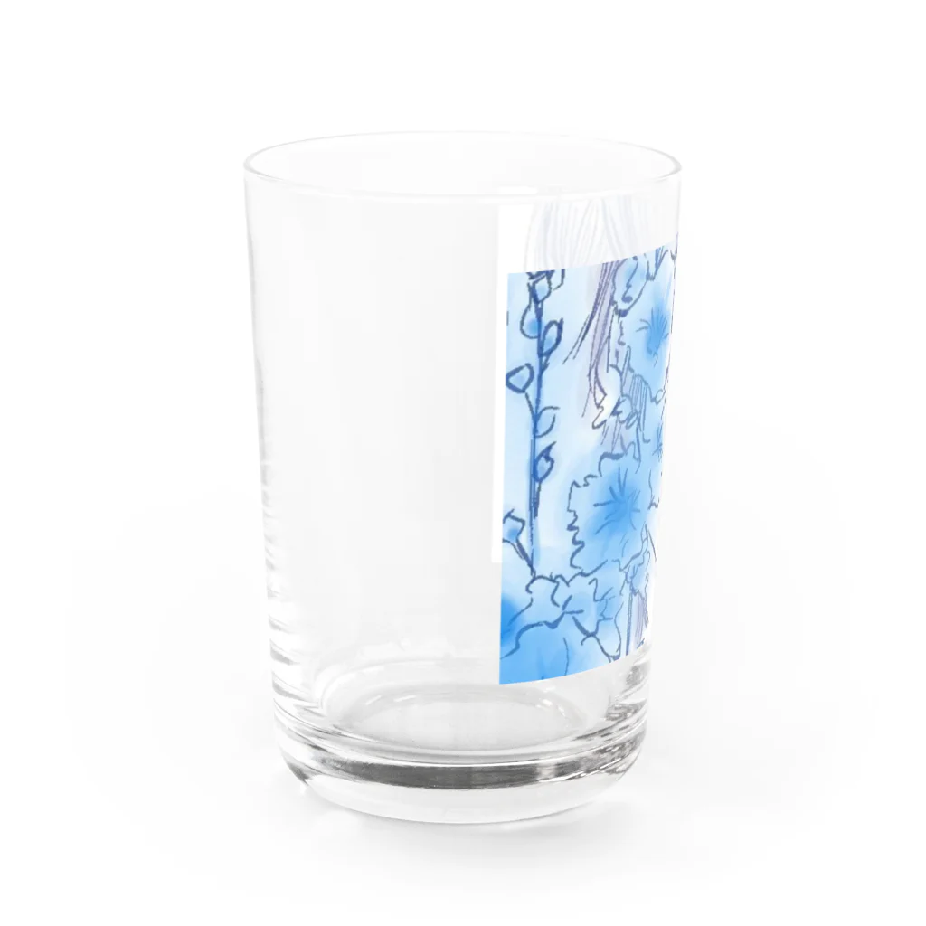 ikka-maaの悩める青い青年5 Water Glass :left