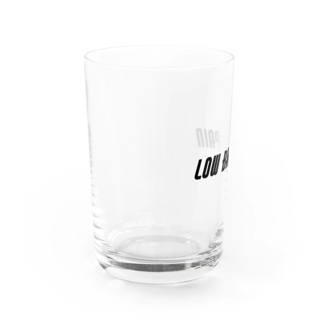 ます。の腰痛持ち。 Water Glass :left