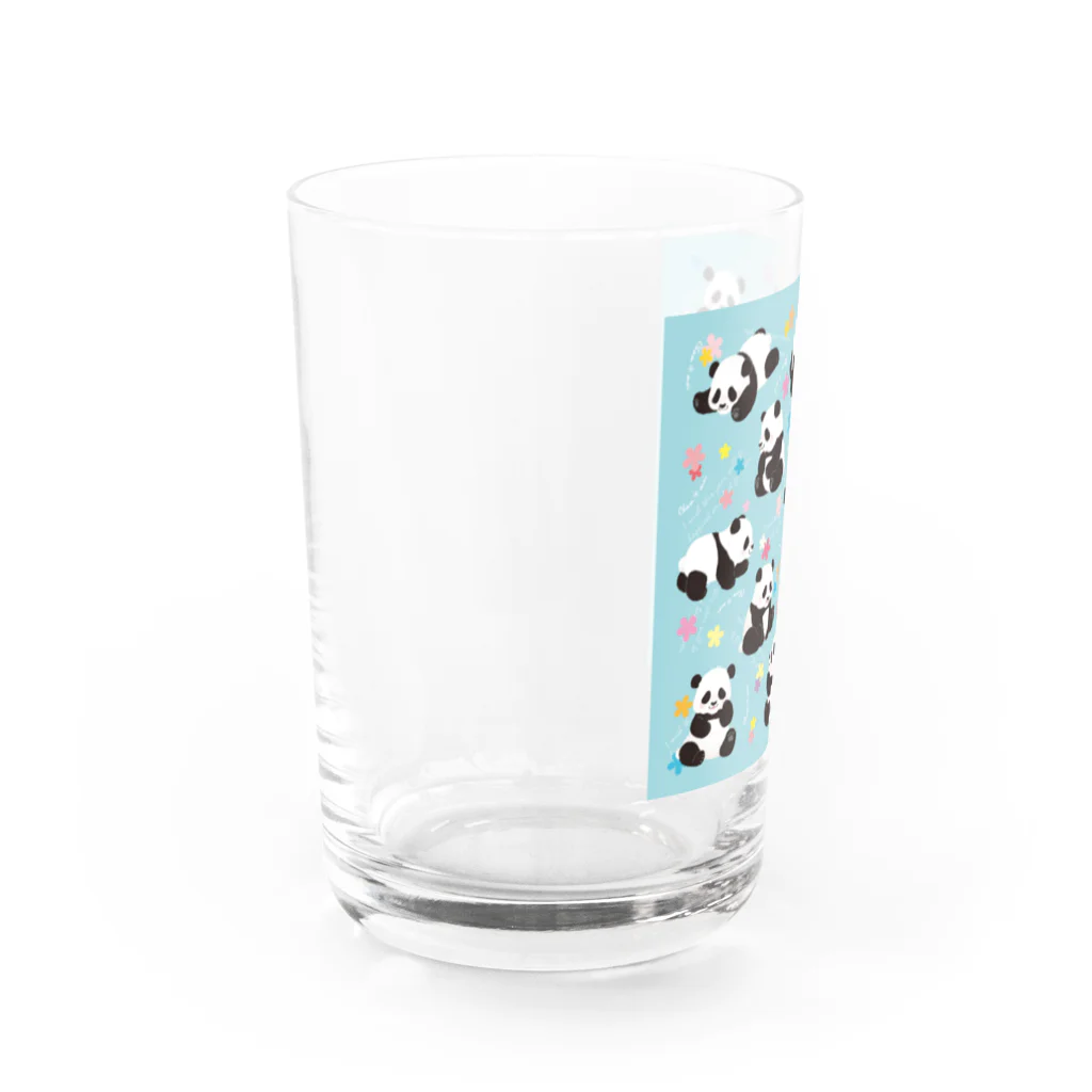 Satokostudioのいろいろパンダくん Water Glass :left