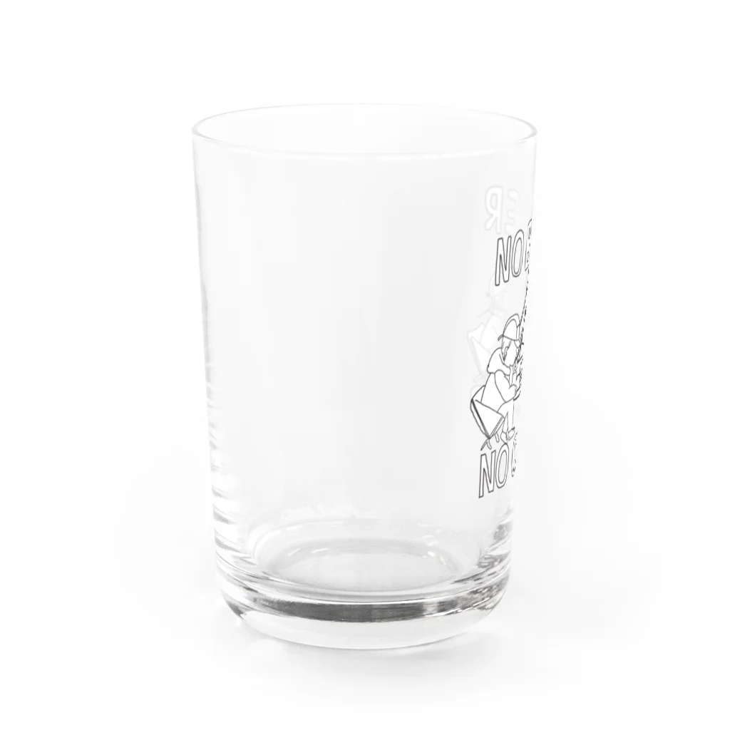 WantaBeerのNO BEER NO CAMP Water Glass :left