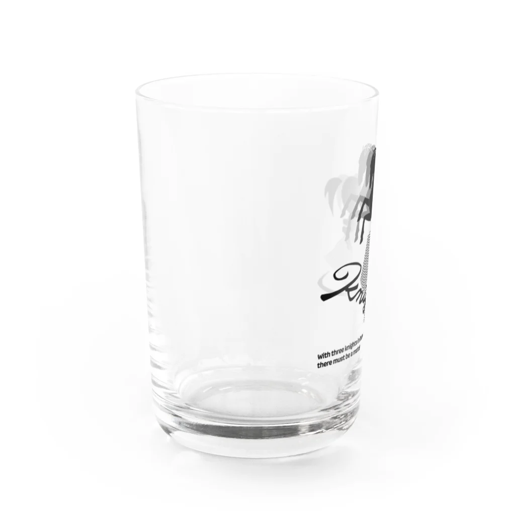 将棋グッズの将棋（跳ねる桂馬） Water Glass :left