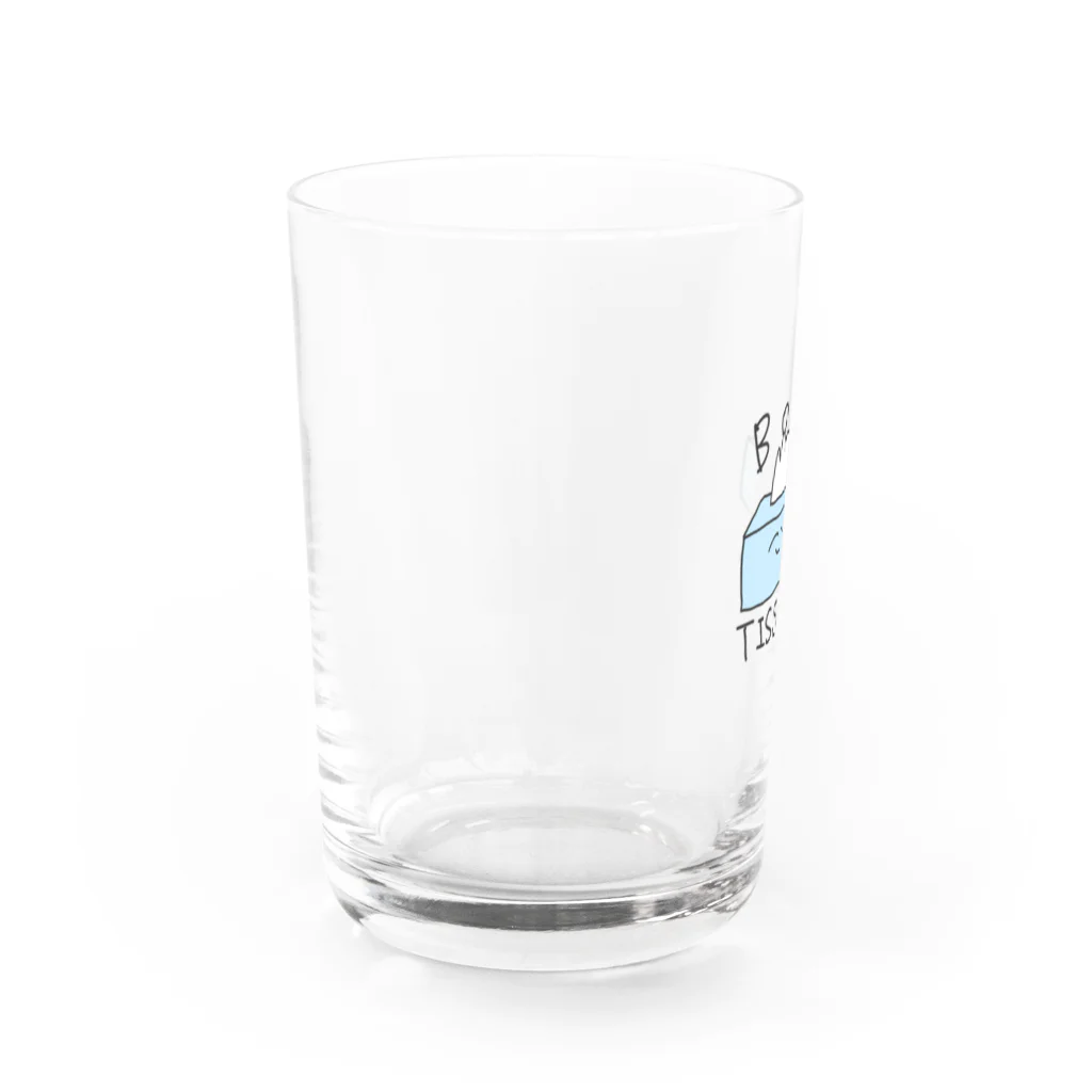 真鳥のゆる箱ティッシュ Water Glass :left