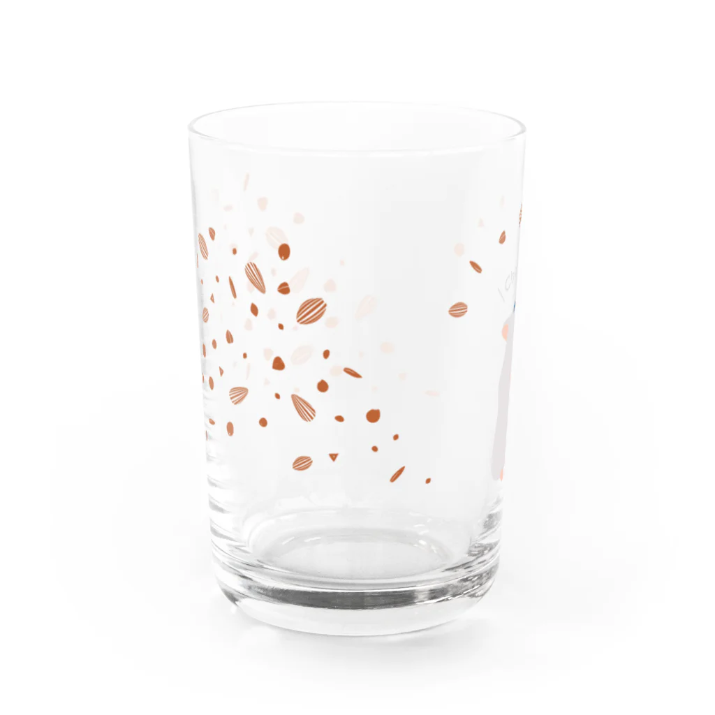 タッジマッジの二足歩行でおねだりするハムスター Water Glass :left