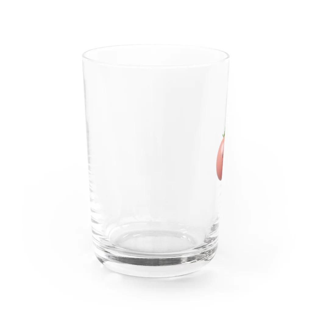 Aランチサラダ付SHOPの3Dのトマトさん Water Glass :left