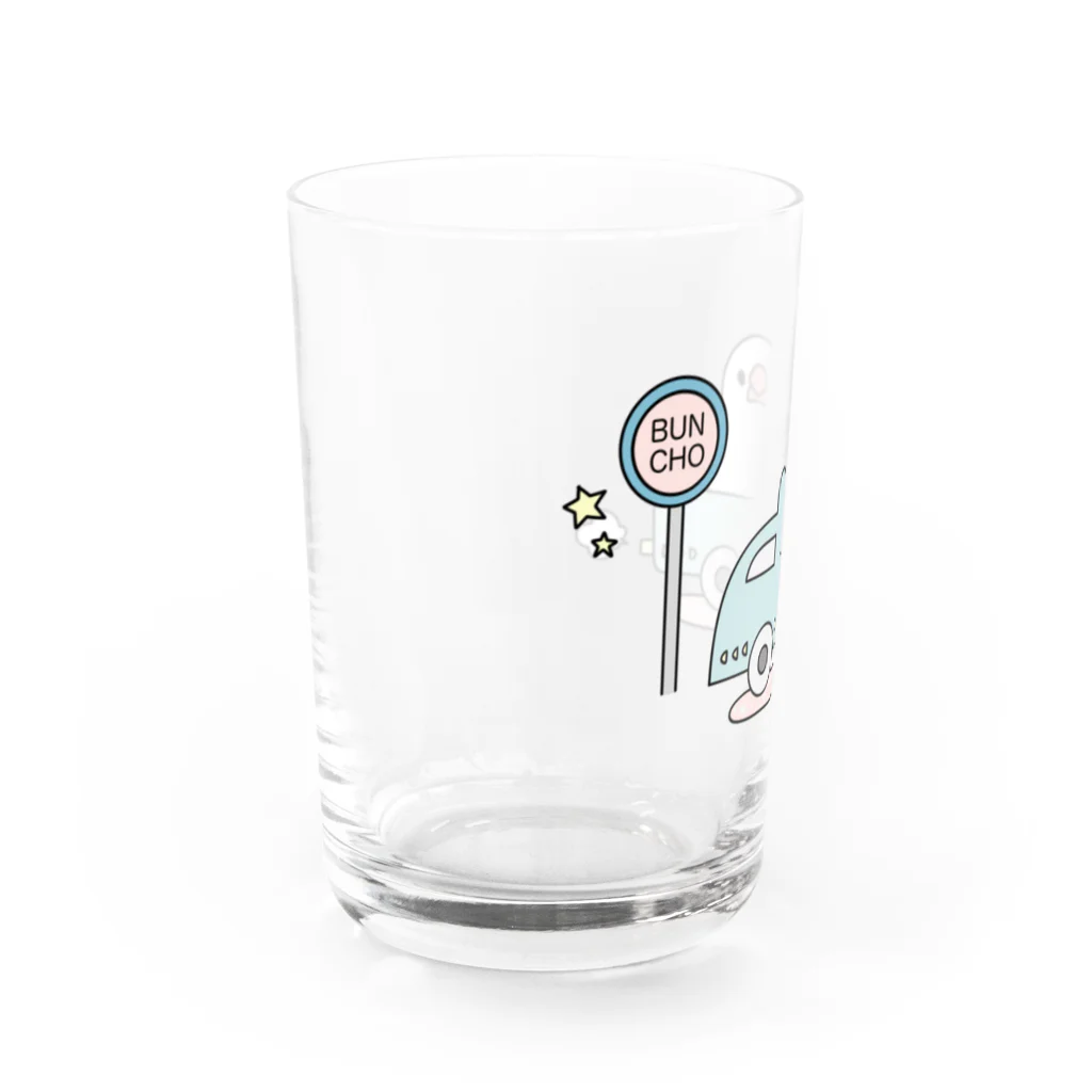 ・buncho days・ 文鳥デイズの旅する文鳥 Water Glass :left