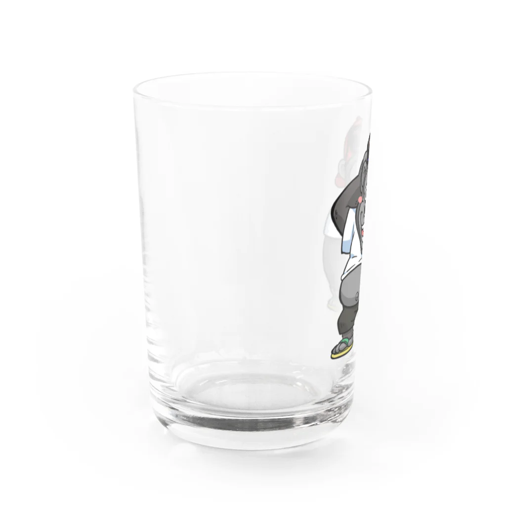 【ポジティブギャンブラー】だっちゃんTV📺のだっちゃんグラス Water Glass :left