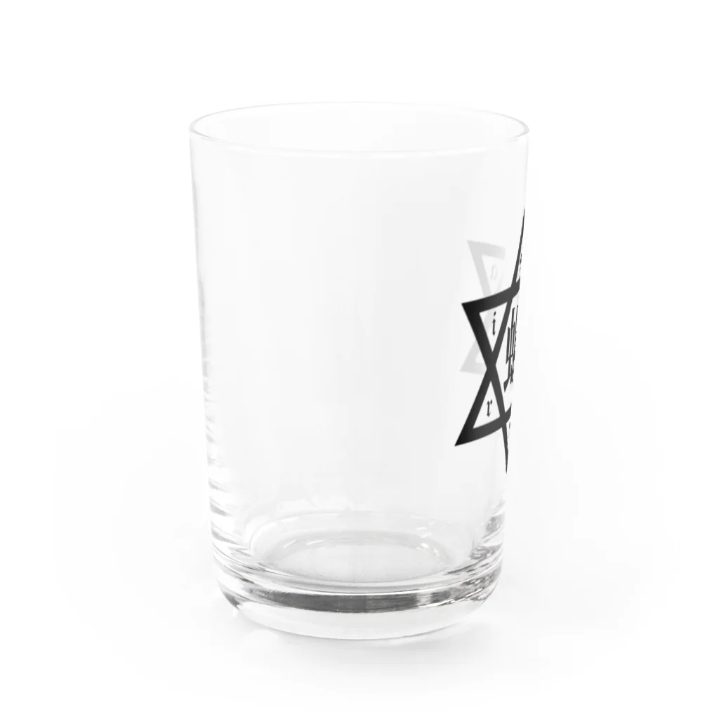 KIKITEKI_LABORATORYの六芒星蠍 BLACK Water Glass :left