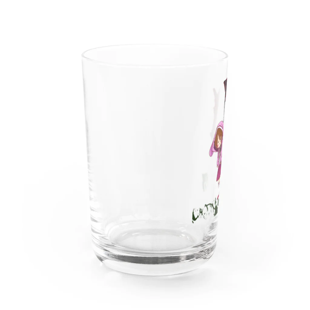 🐑なつみんのお絵かき屋さん🌃の第一村人なつミン🐰 Water Glass :left